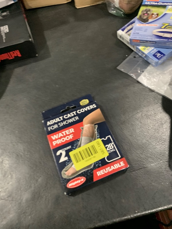 Photo 1 of 100% Waterproof Cast Covers for Shower Leg - 2pk - Tight Seal - Reusable Adult Half Leg Cast Protectors - Knee, Ankle, Foot - After Surgery Bandage and Dressing Cast Bag for Wounds and Burns