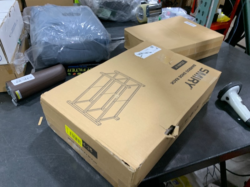 Photo 1 of Smiry Bamboo Shoe Rack, 3 Tier Shoe Organizer for Entryway & Closet, Stackable Free Standing Storage Shelf for Shoes, Bags & Plants, Natural