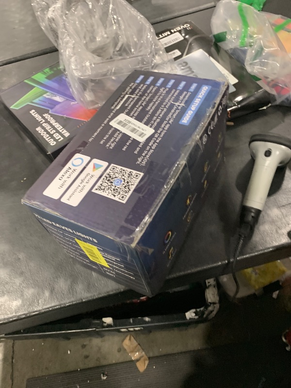 Photo 1 of Permanent Outdoor Lights for House, DIY Scene for Halloween, Christmas Decor, 150ft Permanent Christmas Lights Outdoor with 72 RGB+IC Eternity Light, IP67 Waterproof, Work with Google Assistant,Alexa