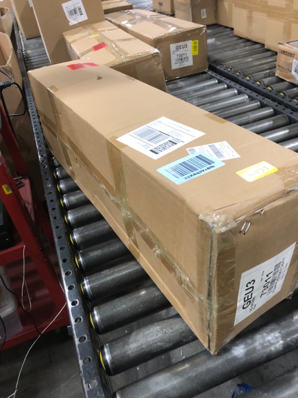 Photo 1 of 9 FT by 12 Inch Christmas Garland Decorations Realistic-Feel PE Xmas Garland with Thicker Lifelike 270 Branchs Tips for Fireplace Door Stairs Home Outdoor Decor (White)