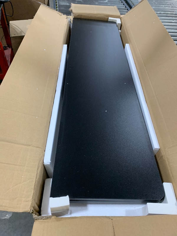 Photo 1 of Claiks Standing Desk with Drawers, 48x24 Inch Electric Stand Up Desk, Adjustable Height Computer Workstation, Black