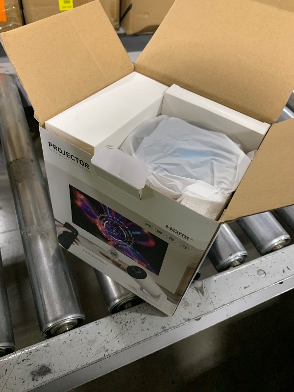 Photo 1 of [Electric Focus]Mini Portable Projector with 4K Support, Bluetooth 5.4 WIFI6, 5watt Sound Base Speaker, 260 ANSI, Android 11, 210° Rotation , Auto Keystone Correction Video Projector HY300 PLUS