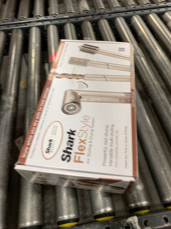 Photo 1 of Shark HD430REF (Refurbished) FlexStyle Air Styling & Drying System, Powerful Hair Dryer Brush & Multi-Styler with Auto-Wrap Curlers, Paddle Brush, Oval Brush, Concentrator Attachment, Stone (Renewed)