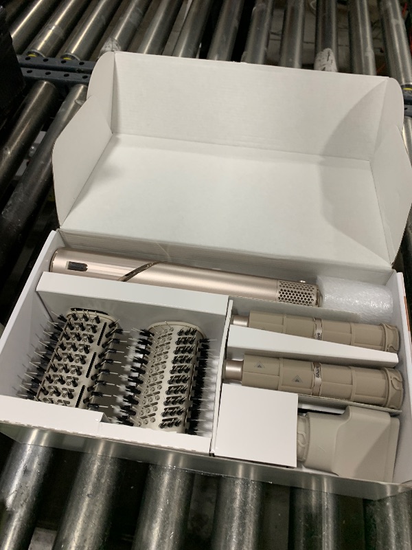 Photo 1 of Shark HD430REF (Refurbished) FlexStyle Air Styling & Drying System, Powerful Hair Dryer Brush & Multi-Styler with Auto-Wrap Curlers, Paddle Brush, Oval Brush, Concentrator Attachment, Stone (Renewed)