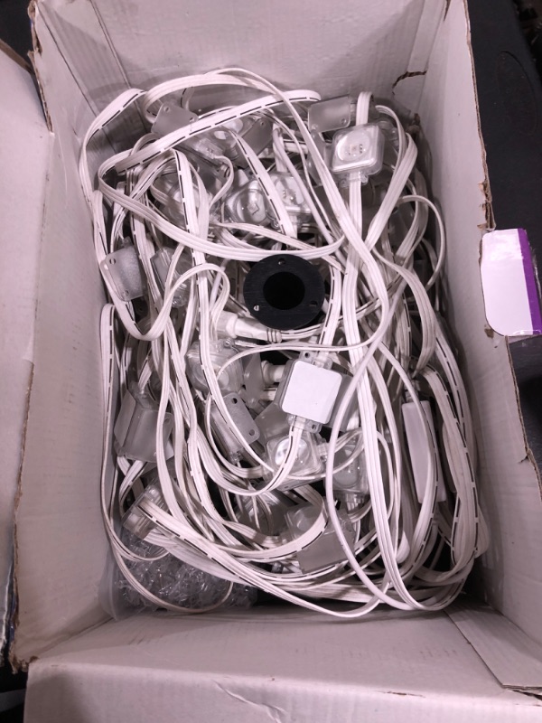 Photo 1 of 100ft Solar Permanent Outdoor Light, Smart RGB Plus IC Outside Lights for House, App/Remote Control String Light, Work with Alexa, IP67 Waterproof LED Strip for Daily Party Christmas All Holiday Decor