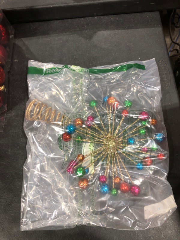 Photo 1 of 11.5 Inch Starburst Christmas Tree Topper