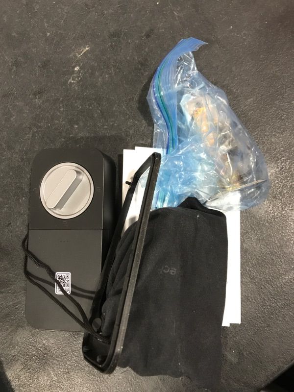 Photo 1 of X3 Apple Home Key Door Lock Deadbolt, iOS ONLY, Smart Keyless Entry Door Lock with Fingerprint, Works with HomeKit Over Thread (Border Router), Voice/App/Remote Control, IP65 Weatherproof, Black