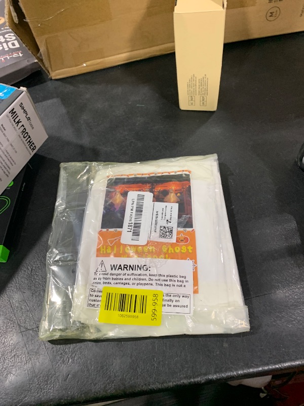 Photo 1 of 3PCS Halloween Decorations Outdoor LED Ghost Windsock Hanging Decor - Hallowmas Wind Sock Yard Tree Party Supplies?Not Included Batteries & No Timer?