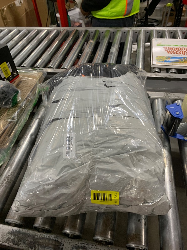 Photo 2 of MORNYRAY Waterproof Car Cover All Weather Snowproof UV Protection Windproof Outdoor Full Truck Cover, Universal Fit for (All Black, Fit Truck Length 210-230 inch)