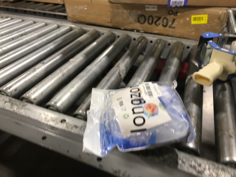 Photo 1 of [12pack] Longzon Silicone Stretch Lids 6 Clear Round 6 Blue Rectangle, Magic Lids Reusable Food Covers for Bowls, Cups, Cans, Fit Different Sizes & Shapes of Container, Dishwasher & Freezer Safe