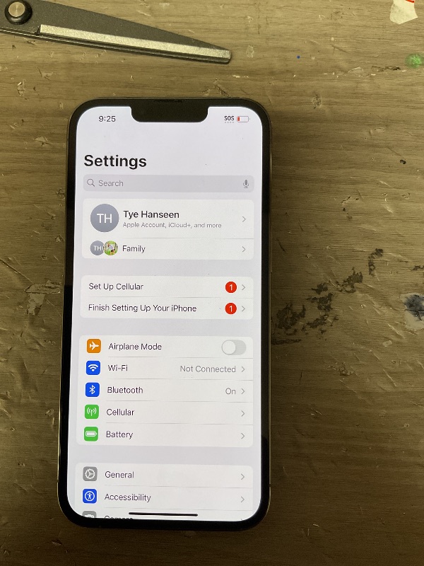 Photo 1 of Apple iPhone 13Pro , 256GB, Blue for Unlocked (Renewed Premium)