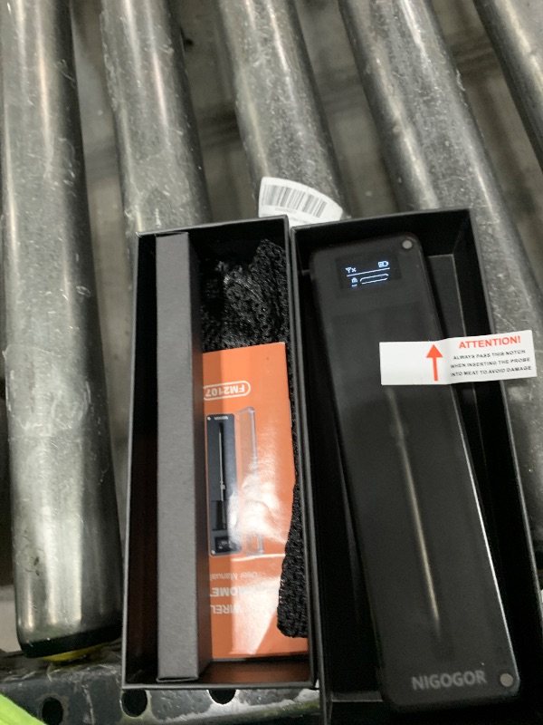 Photo 1 of Smart Wireless Meat Thermometer with Thinnest Probe, Magnetic Bluetooth Food Thermometer, Remote Tracking and Real-Time Readings from Apps, for iOS and Android, for BBQ, Grill, Smoker