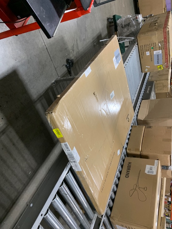 Photo 1 of [Tempered Glass] 48“ x 36” Beveled Edge Glass Chair Mat with Polished Edge Clear Office Chair Mat, Glides Smoothly, Suitable for Carpet or Hardwood Floors