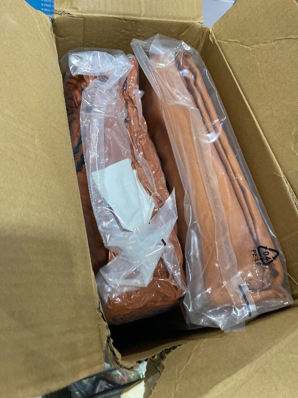 Photo 1 of MaiRêve Embroidery Comforter Set, Boho Farmhouse Western Bedding Set, All Season Bed in A Bag Comforter Set with Sheets, Pillowcases & Shams, Burnt Orange California King 7 Pieces