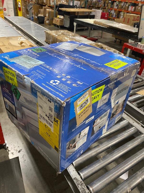 Photo 1 of Midea 10000 BTU DOE Smart Inverter U-Shaped Window Air Conditioner for Spaces up to 450 Sq Ft
