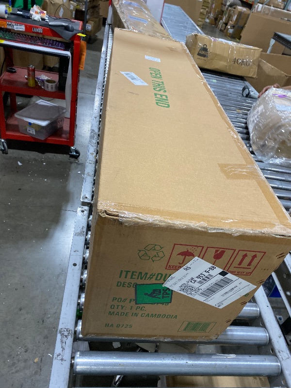 Photo 1 of National Tree Company 6 ft Pre-Lit Dunhill Fir Artificial Christmas Tree, 600 Clear Lights, 1,430 Tips, Includes Stand, Green