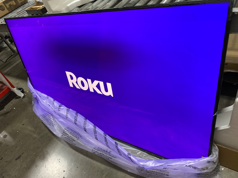 Photo 1 of Roku Smart TV – 75-Inch Pro Series 4K QLED RokuTV with Backlit Roku Voice Remote Pro, Dolby Vision IQ, 120Hz Refresh Rate – Live Local News, Sports, Gaming