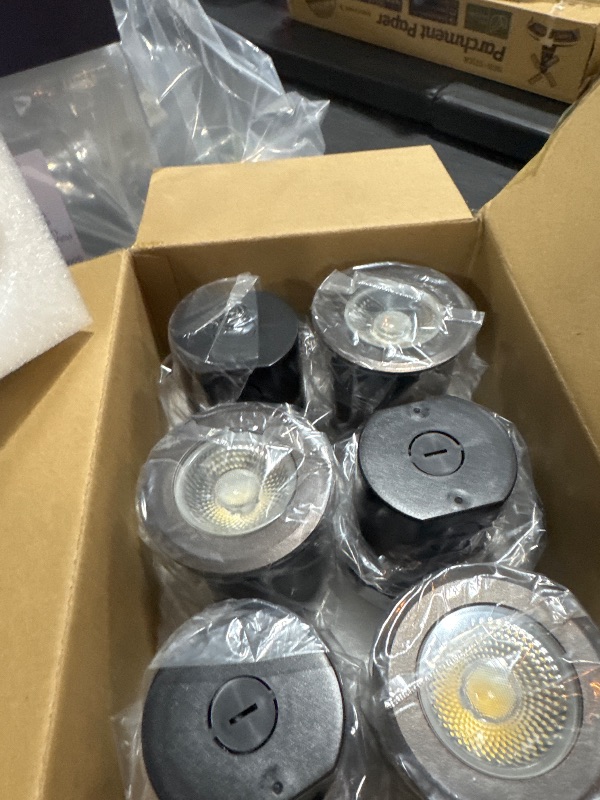 Photo 1 of [6 Pack] CLOUDY BAY 9W LED Landscape Well Lights,2700K/3000K/3500K/4000K/5000K Selectable,Low Voltage 12V/24V Ground Lighting,Waterproof Outdoor In Ground Lights for Uplights,Transformer Excluded