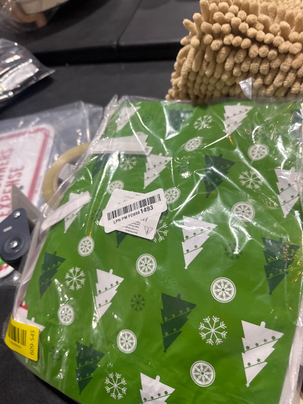 Photo 1 of Christmas Gift Bags with Drawstrings&Bottom, Christmas Bags For Gifts Wrapping Holiday Gift Bag Bulk for Presents Goody, Reusable Plastic Xmas Gift Bags Assorted Sizes Extra Large/Medium/Small (15Pcs)