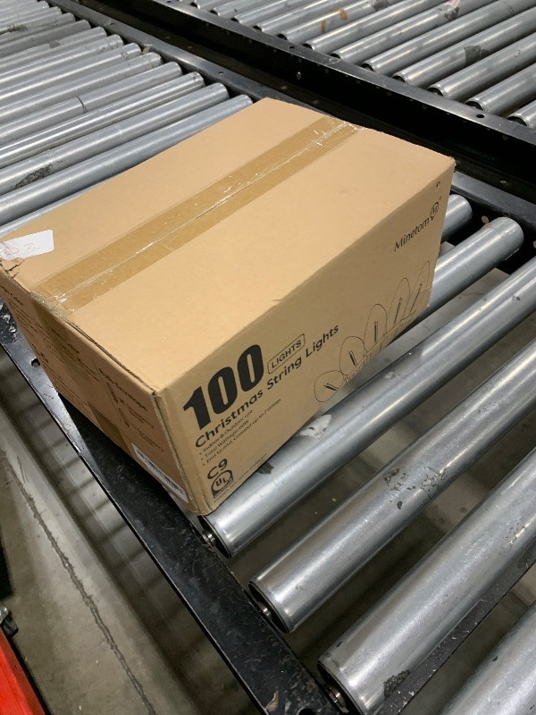 Photo 1 of 100 Feet Commercia Led Outdoor Christmas Lights, Waterproof C9 Christmas String Lights with 100 C9 Strawberry Bulbs Connectable UL Certified for Roofline Patio Holiday Party Backyard Xmas Decor