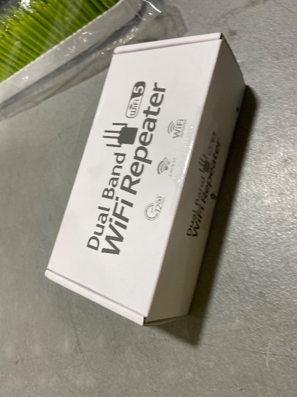 Photo 1 of 12880 Sq.Ft WiFi Extender Signal Booster, 1200Mbps WiFi Repeater, 105-Device Support, Simple Install, WiFi Extender with Wide Compatibility