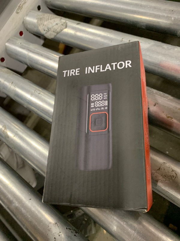 Photo 1 of 200PSI Tire Inflator Portable Air Compressor, Digital Tire Pump, Cordless Air Pump for Car Tires, Auto Shutoff, LED Light, Electric Air Compressor for Cars, SUV, Motorcycles, Bikes, Gifts for Men