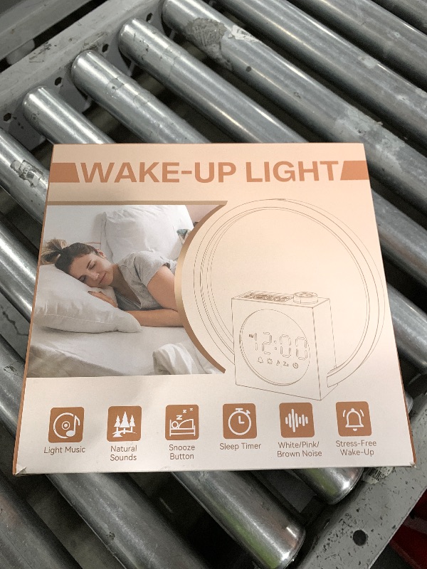 View 2 of
LIORQUE Sunrise Alarm Clock, Wake up Light with White Noise for Heavy Sleepers, Adjustable Sleep Timer, Volume&Brightness,.