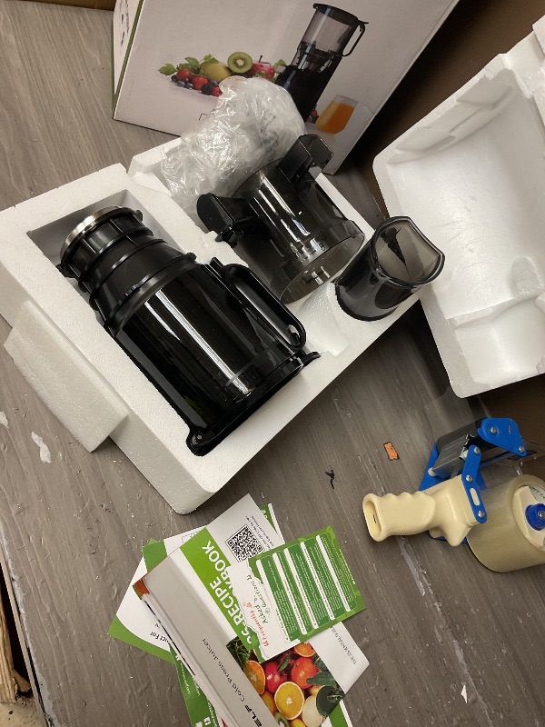 Photo 1 of selling for parts only ..........ECOSELF Cold Press Juicer Easy to Clean, Professional Juice Extractor Machine for Batch Juicing