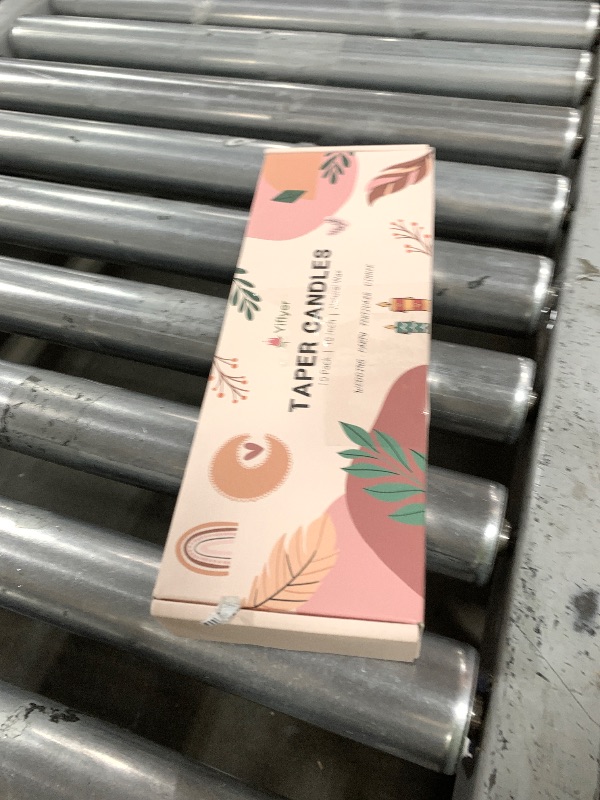 Photo 1 of 10 Inch Light-Mocha Taper Candles for Home Decoration, 10 Pack Unscented Candlesticks for Dinner Wedding Party, Smokeless and Dripless Candle Sticks