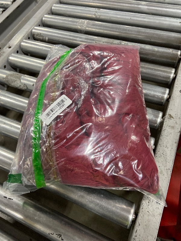 Photo 1 of 10 Pack Burgundy Cheesecloth Table Runner 10FT Boho Gauze Fabric Table Runner Vintage Rustic Sheer Runners for Wedding Party Bridal Baby Shower Long Table Decorations