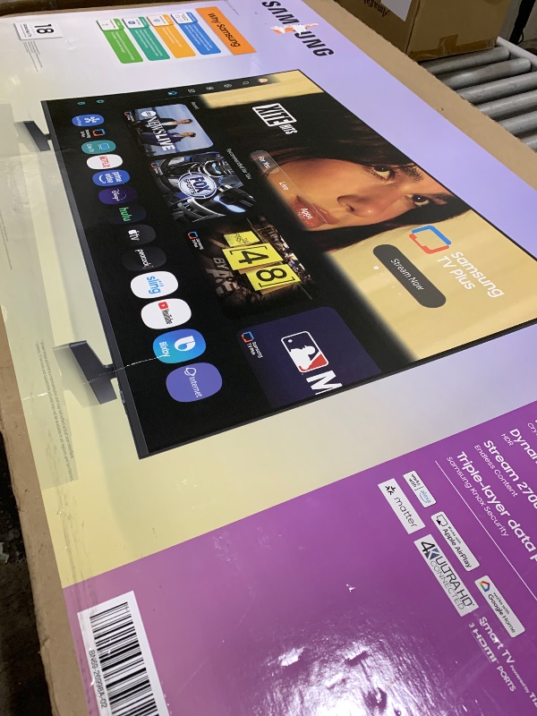 Photo 1 of Samsung 55-Inch Class Crystal UHD U8000F 4K Smart TV (2025 Model) Endless Free Content, Crystal Processor 4K, MetalStream Design, Knox Security, Compatible with Alexa