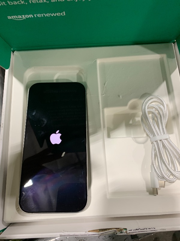 Photo 1 of LOCKED\\\\\\\\ Apple iPhone 16 Pro, US Version, 256GB, White Titanium - Unlocked (Renewed Premium)