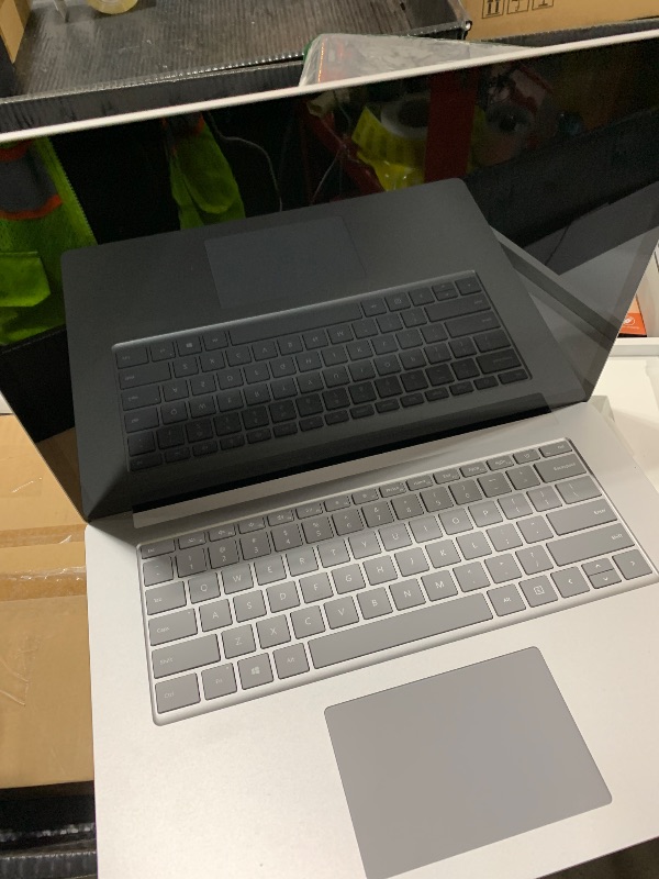 Photo 1 of SELLING FOR PARTS ONLY............. Microsoft Surface Laptop 3 – 13.5" Touch-Screen – Intel Core i5 - 8GB Memory - 128GB Solid State Drive (Latest Model) – Platinum with Alcantara