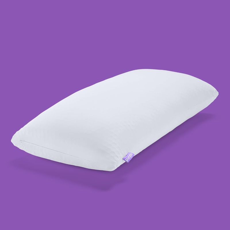 Photo 1 of Purple Freeform Pillow - King Size, Customizable Support with GelFlex Grid & MicroFlex Moon Foam - Pressure Relief, Cooling, Extra Filling & Adjustable Height