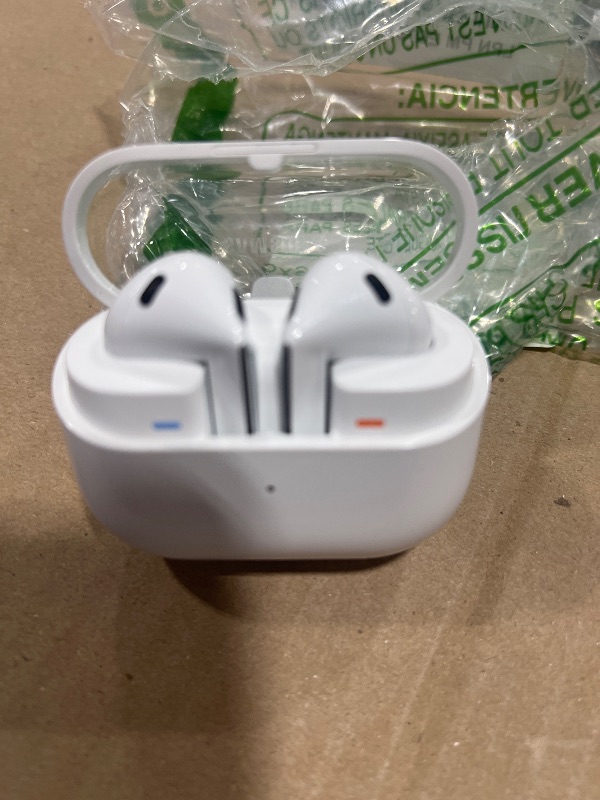 Photo 1 of Samsung Galaxy Buds 3 AI True Wireless Bluetooth Earbuds, Open Type Fit, Active Noise Cancellation, 360 Audio, Touch Control, White [US Version, Amazon Exclusive, 2Yr Warranty]