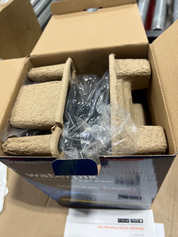 Photo 1 of Waterpik Sonic-Fusion 2.0 Professional Flossing Electric Toothbrush with Water Flosser Combo In One, Black SF-04, Packaging May Vary