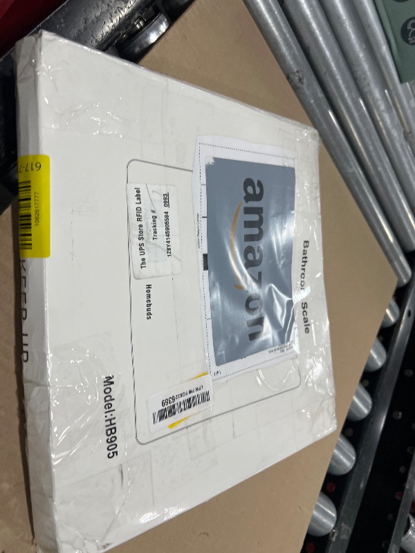 Photo 1 of Homebuds Bathroom Scale for Body Weight, High Precision 0.1lb by Professional Factory Since 2001, Weight Scale LED Display and Step-On, 3*AAA Batteries Included, 400lb/182kg, Blue