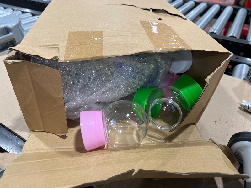 Photo 1 of Mifoci 24 Pcs 4 Inch Empty Snow Globe Clear Fillable Water Globe with Screw Off Cap Empty Valentines Day Plastic Snow Case for DIY Crafts Home Decoration Display Plant