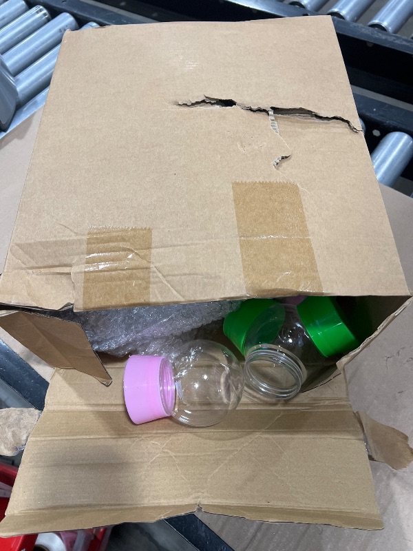 Photo 1 of Mifoci 24 Pcs 4 Inch Empty Snow Globe Clear Fillable Water Globe with Screw Off Cap Empty Valentines Day Plastic Snow Case for DIY Crafts Home Decoration Display Plant