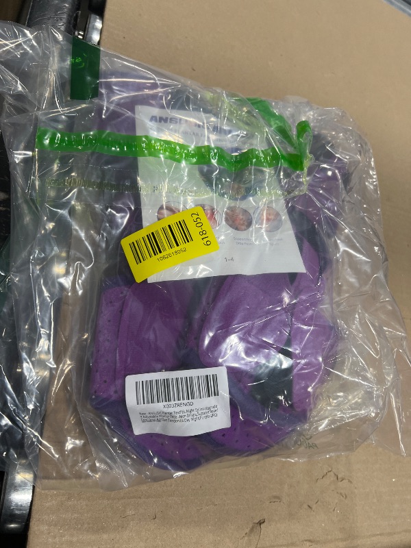 Photo 1 of ANSUSIC Plantar Fasciitis Night Splint-Upgrade 3 Adjustable Planter Facetious Relief Brace,Plantar Fasciitis l(Purple-2PC)