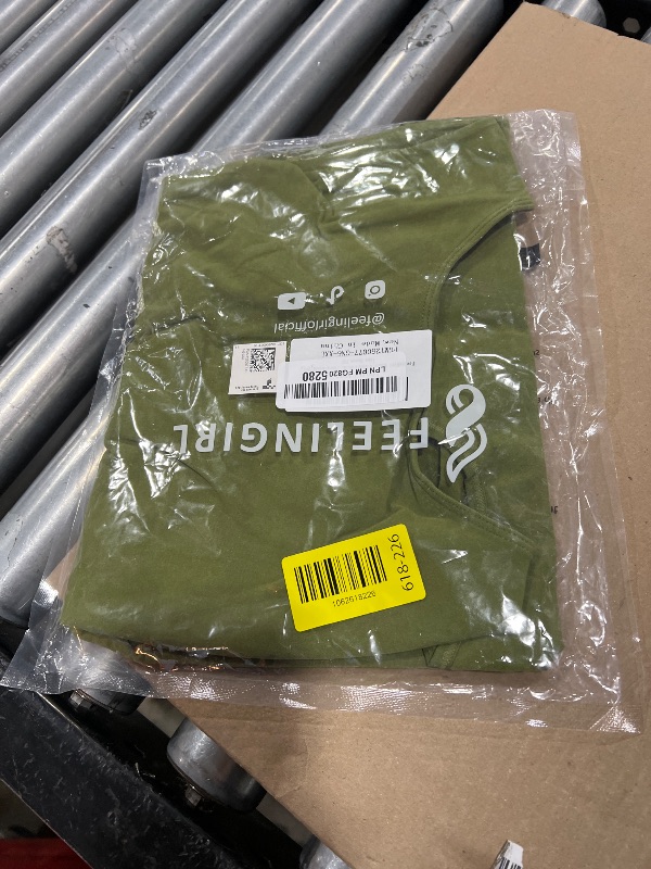 Photo 1 of FeelinGirl Plus Size V Neck Bodysuit Short Sleeve Tummy Control Shapewear Seamless Plus Size Shaper for Curvy Women Everyday Outfits Olive Green XXL