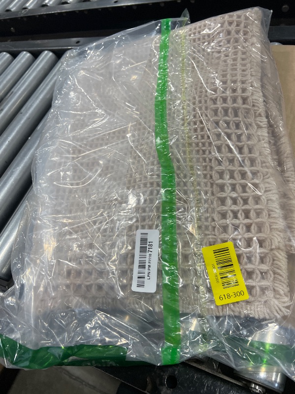 Photo 1 of RESARE Waffle Bath Mat for Bathroom, Super Absorbent Bathroom Rugs Non Slip Machine Washable, Ultra Soft Quick Dry Boho Bath Rugs with Tassels for Floor, Upgraded Bordered Design, 24"x36" Pale Beige