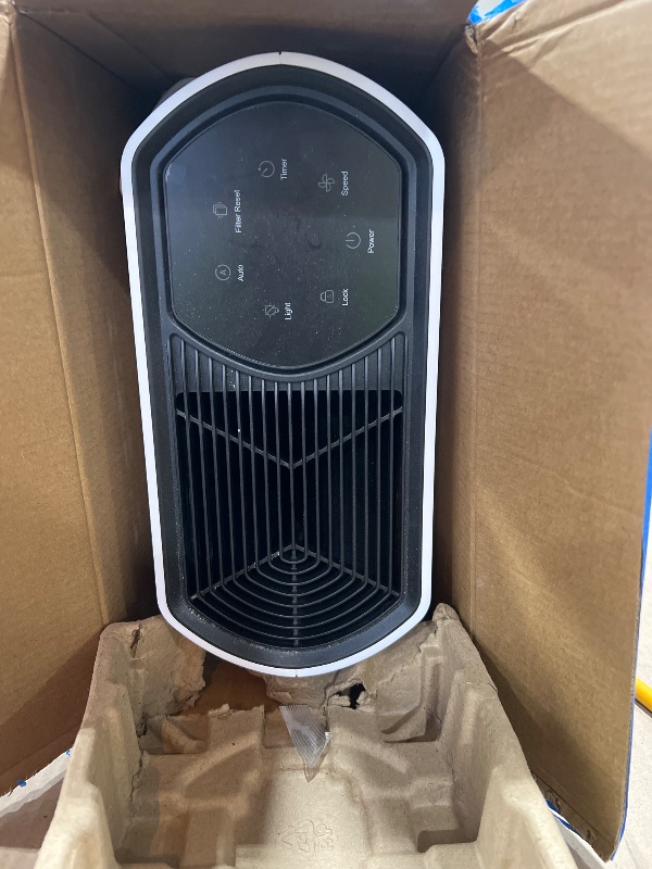 Photo 1 of Powerful Air Purifiers for Home Large Room Up to 2400 Ft², ECOSELF HEPA Air Purifier with PM 2.5 Air Quality Display 20dB Sleep Mode, Air Purifiers for Bedroom Office Living Room HAP602 White