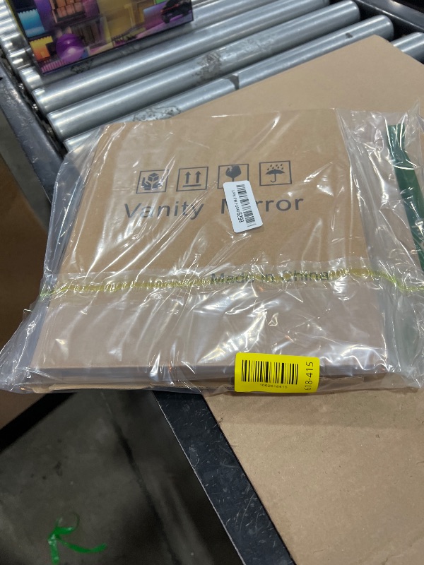 Photo 1 of ROLOVE 8x10 Inch Lighted Vanity Mirror, 3-Color Dimmable LED Lighting & Touch Control, Portable Makeup Mirror with U-Bracket for Travel/Dressing Room (White)