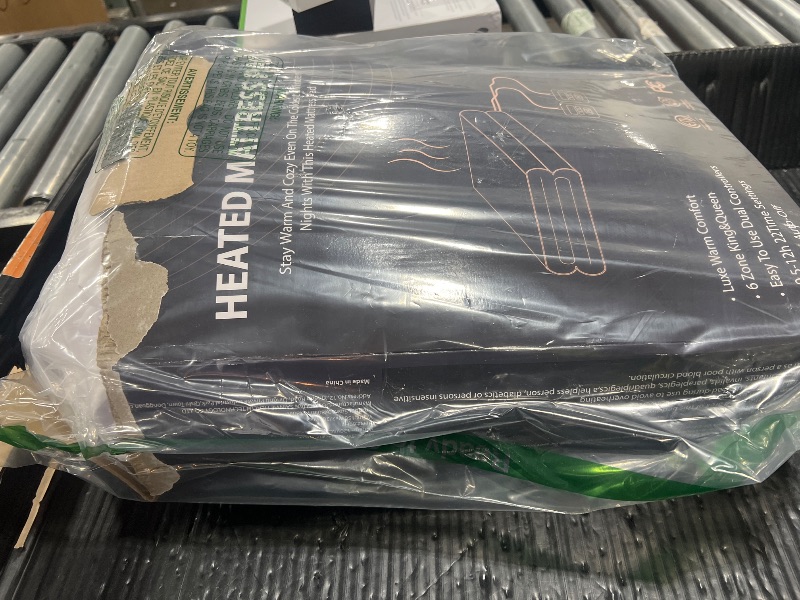 Photo 1 of ALMAH Electric Heated Mattress Pad Queen,6-Zone Fast Heating Bed Warmer with Individual Head/Body/Foot Control,Memory&Preheat Functions,Dual Controllers,10 Heat Settings,10-Hour Auto Shut Off,60"x80"