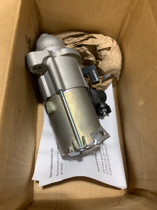 Photo 1 of 10914 New Starter Replacement for Automatic 2013-2017 Honda Accord 2.4L,2016-2019 Civic 2.0L, 2015-2016 CR-V 2.4L L4 Engine OE#: 31200-5A2-A51 31200-5A2-A52 SM74009 SM74027