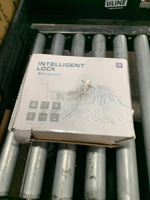 Photo 1 of **INCOMPLETE** smart latch double gate lock, electronic gate latch for outdoor fence, waterproof keyless smart rim lock, electric double sided keypad locks, Fingerprint, Passcode, Key, IC Card, Tuya App