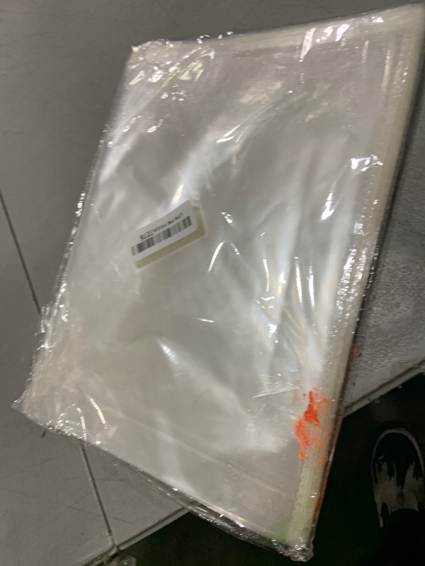 Photo 1 of 100 Pieces (9x12 Inch) Clear Plastic Bags for Packaging, Clothing & T-Shirts Strong Packing Self Adhesive Cellophane Bag