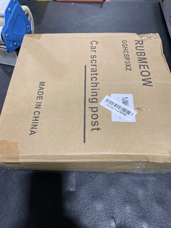 Photo 1 of **Missing ALL hardware---PARTIAL SET--**Cat Scratching Post Premium Natural Sisal Jute Carpet 3 Scratch Posts with Interactive Track Ball Base and Hanging Balls Toys Kitten Scratcher for Indoor Kittens and Small Cats (screws missing)