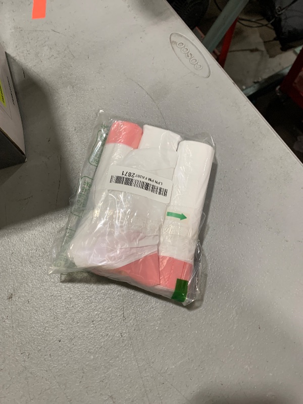 Photo 1 of 1.2 Gallon Small Trash Bags Drawstring - White Mini Garbage Bags (Fit 1-1.3 Gallon) 5 Liter 60 Count Unscented Strong Plastic Tiny Little Waste Basket Liners for Kitchen Car Office Magesh